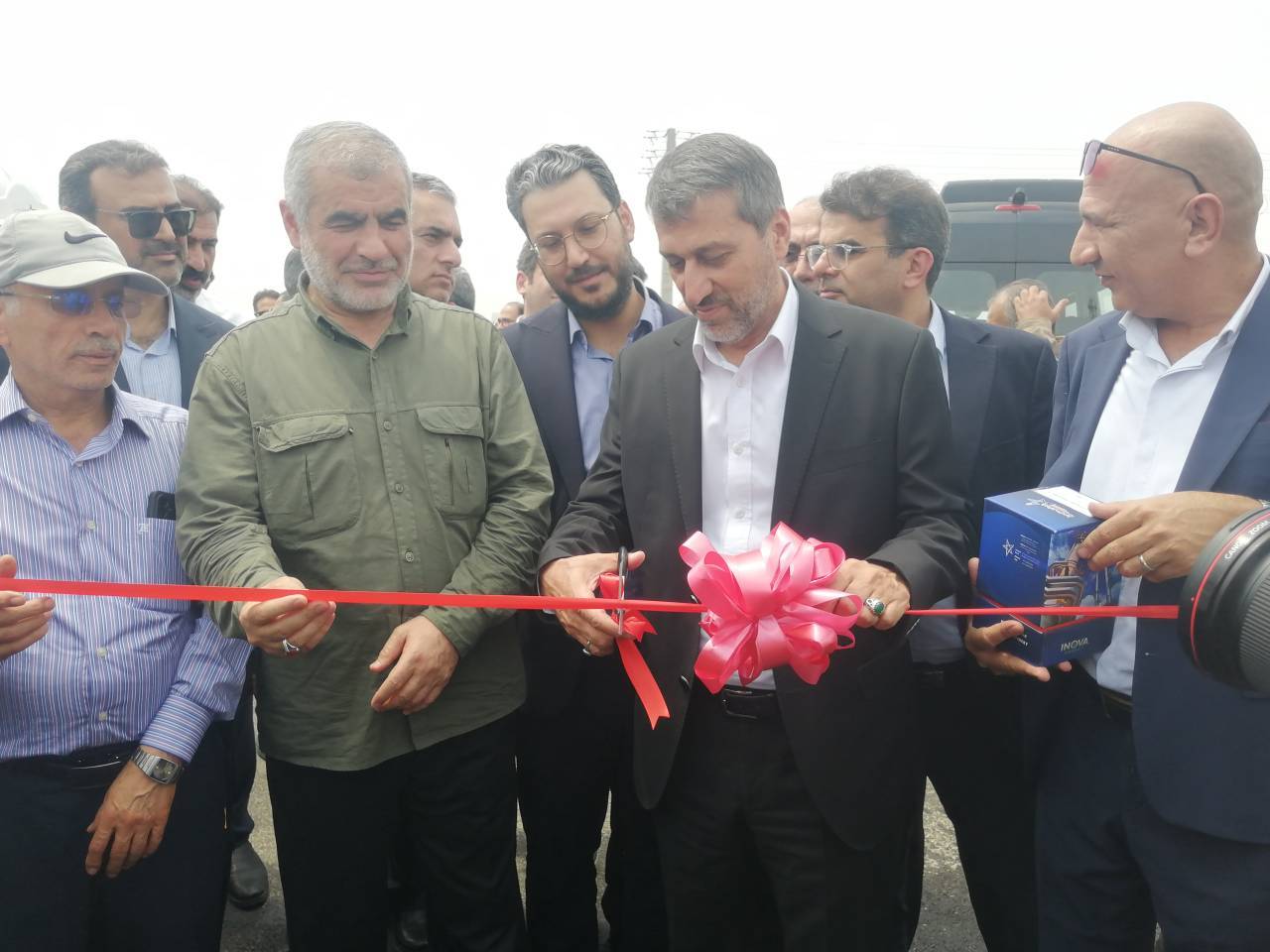 آیین افتتاح فاز نخست واحد تولید محصولات هیدروکربنی و شیمیایی در منطقه ویژه اقتصادی لامرد